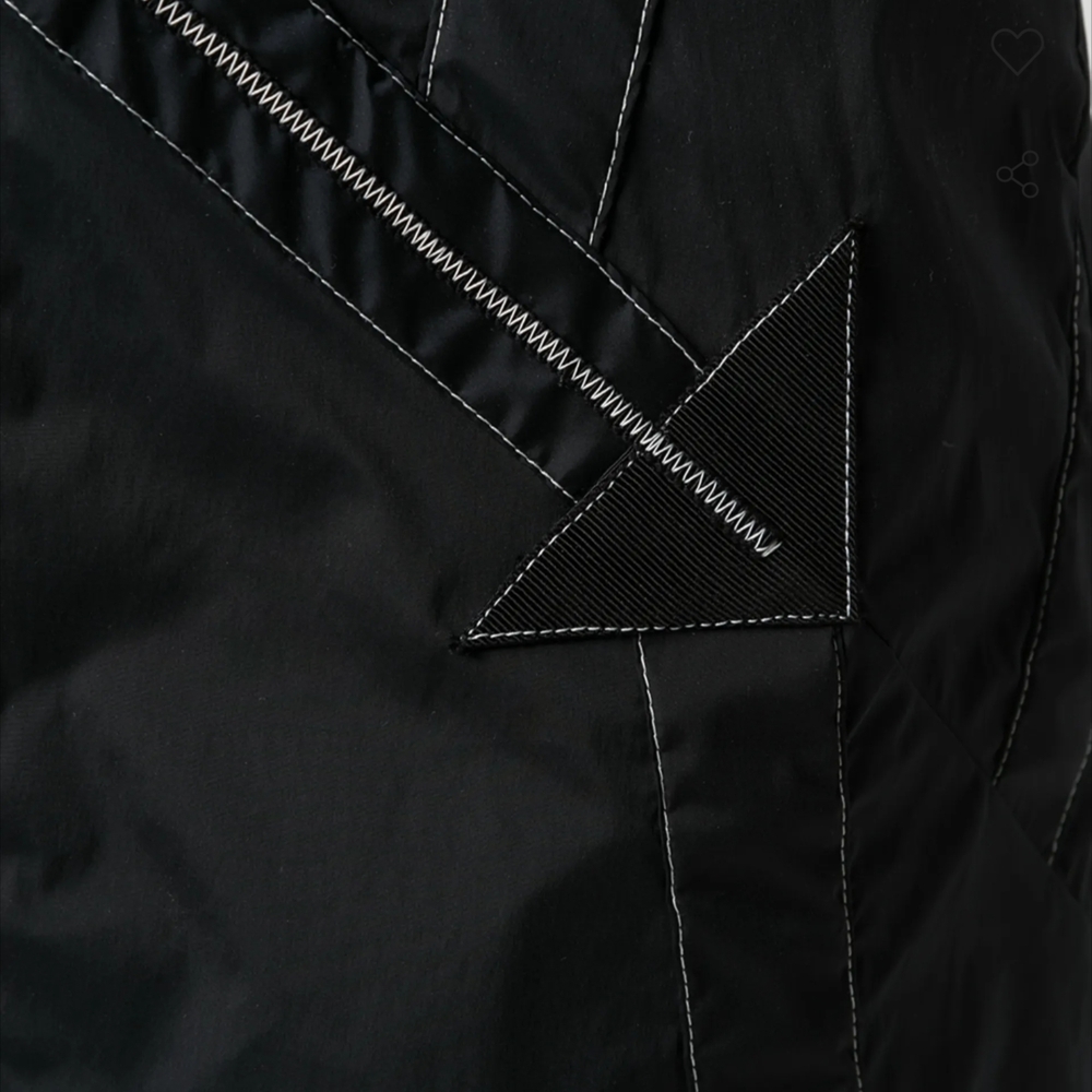 Off-White Black Women's Skirt With Contrast Stitching. - Picture 4 of 14